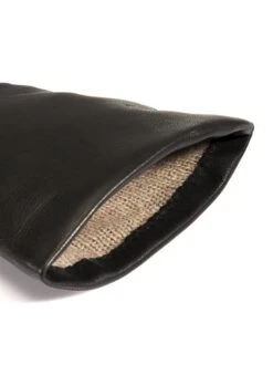 Women's Cashmere-Lined Leather Gloves -Dents 7 1096 20black 201