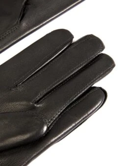 Women's Cashmere-Lined Leather Gloves -Dents 7 1096 20black 203