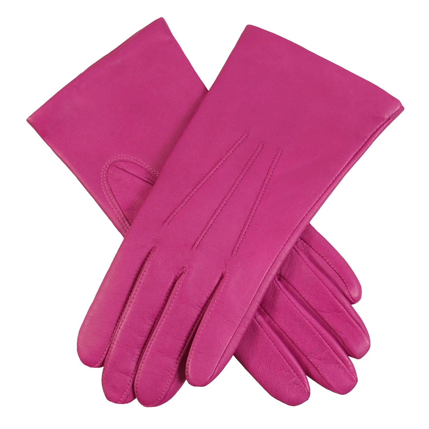 Women's Three-Point Lined Leather Gloves 18 Women's Three-Point Lined Leather Gloves - Image 16