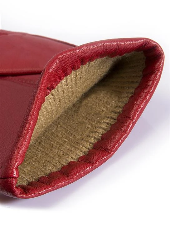 Women's Three-Point Lined Leather Gloves 8 Women's Three-Point Lined Leather Gloves - Image 6