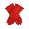 Women’s Touchscreen Three-Point Cashmere-Lined Leather Gloves -Dents 7 1127 Berry