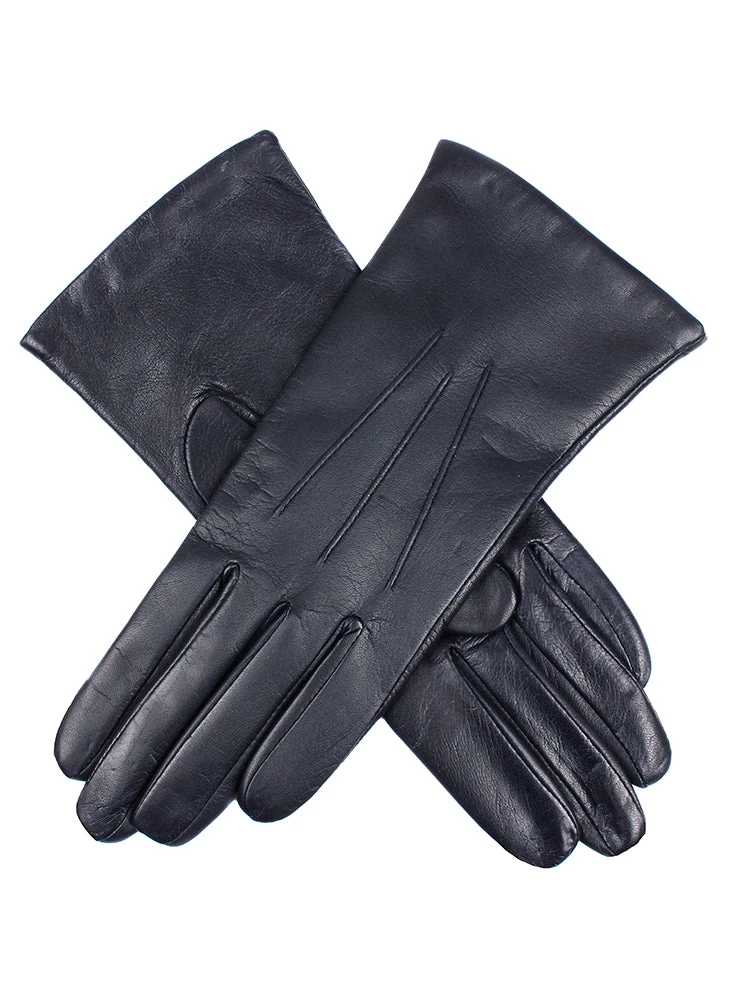Women’s Touchscreen Three-Point Cashmere-Lined Leather Gloves 8 Women’s Touchscreen Three-Point Cashmere-Lined Leather Gloves - Image 6