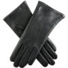 Women's Three-Point Cashmere-Lined Leather Gloves -Dents 7 1134 Black 9f94d2da 1f3b 4ad7 a181 eaa607c2b642