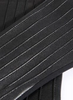 Women's Half Silk-Lined Leather And Elastane Gloves -Dents 7 2152 20black 202 c71bbad2 db47 4081 b0e3 d14fbc1157c2