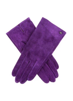 Women's Lined Suede Gloves -Dents 7 2317 amythest 04a044b1 2aeb 46fb bccd 3f9fb6a489ec