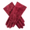 Women's Lined Suede Gloves -Dents 7 2317 claret aa87ae22 b4da 4be3 b164 4b87f01637df