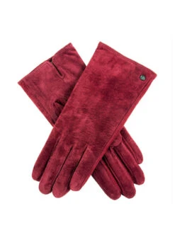 Women's Lined Suede Gloves