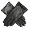 Women’s Touchscreen Lined Leather Gloves With Bow -Dents 7 2449 Black baf16d00 6a9c 4fc6 aa57 5671c1ece495