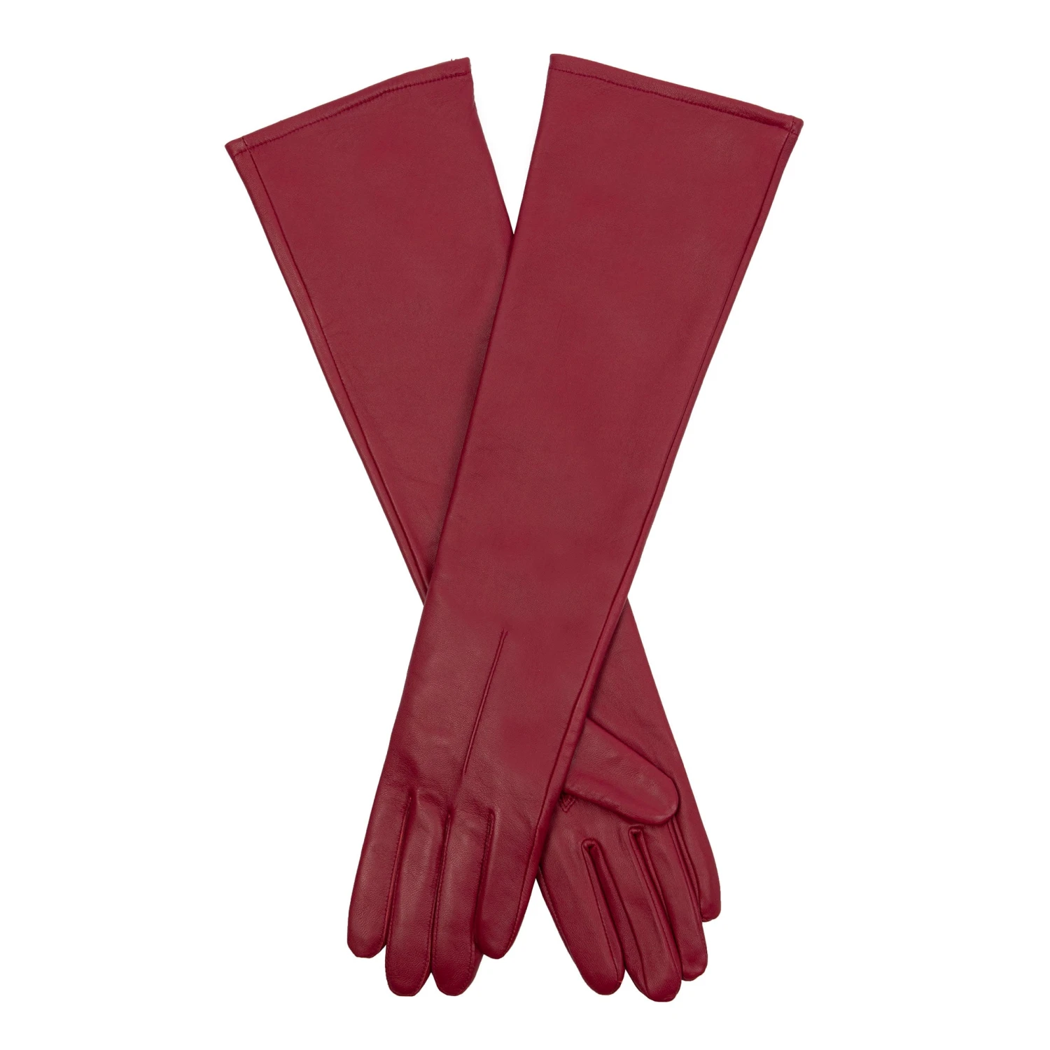 Women's Single-Point Long Above-Elbow Lined Leather Gloves 14 Women's Single-Point Long Above-Elbow Lined Leather Gloves - Image 12