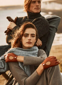 Women's Leather Driving Gloves -Dents 7 3008