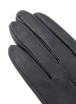 Women's Single-Point Fleece-Lined Leather Gloves -Dents 7 3036 20navy 202 8ebfd2c4 f8ba 41ae b417 b48c2ce58765