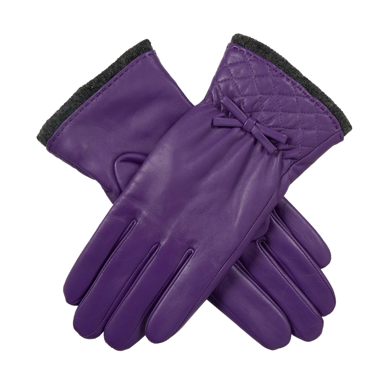Women’s Wool-Lined Leather Gloves With Quilted Cuffs And Bow 15 Women’s Wool-Lined Leather Gloves With Quilted Cuffs And Bow - Image 13