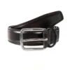 Men's Lined Leather Belt -Dents 8 1044 20black 20 20silver 20buckle 1ee46d4a a86b 488a a572 2ca6afaf90ce