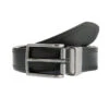 Men's Reversible Brogue Leather Belt -Dents 8 1064BlackTanReverse