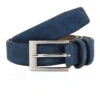 Men's Lined Suede Belt -Dents 8 1095 20navy 3e289075 0574 43aa 90d9 20cac08f60df
