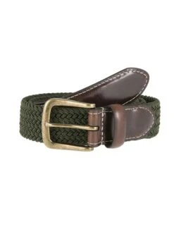 Men's Woven Stretch Belt -Dents 8 4053 20olive
