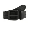Men's Lined Leather Belt With Stitch Detail And Gunmetal Buckle -Dents 8 4063 20black 342c01c9 afd4 4406 b351 6c68048ecfd2