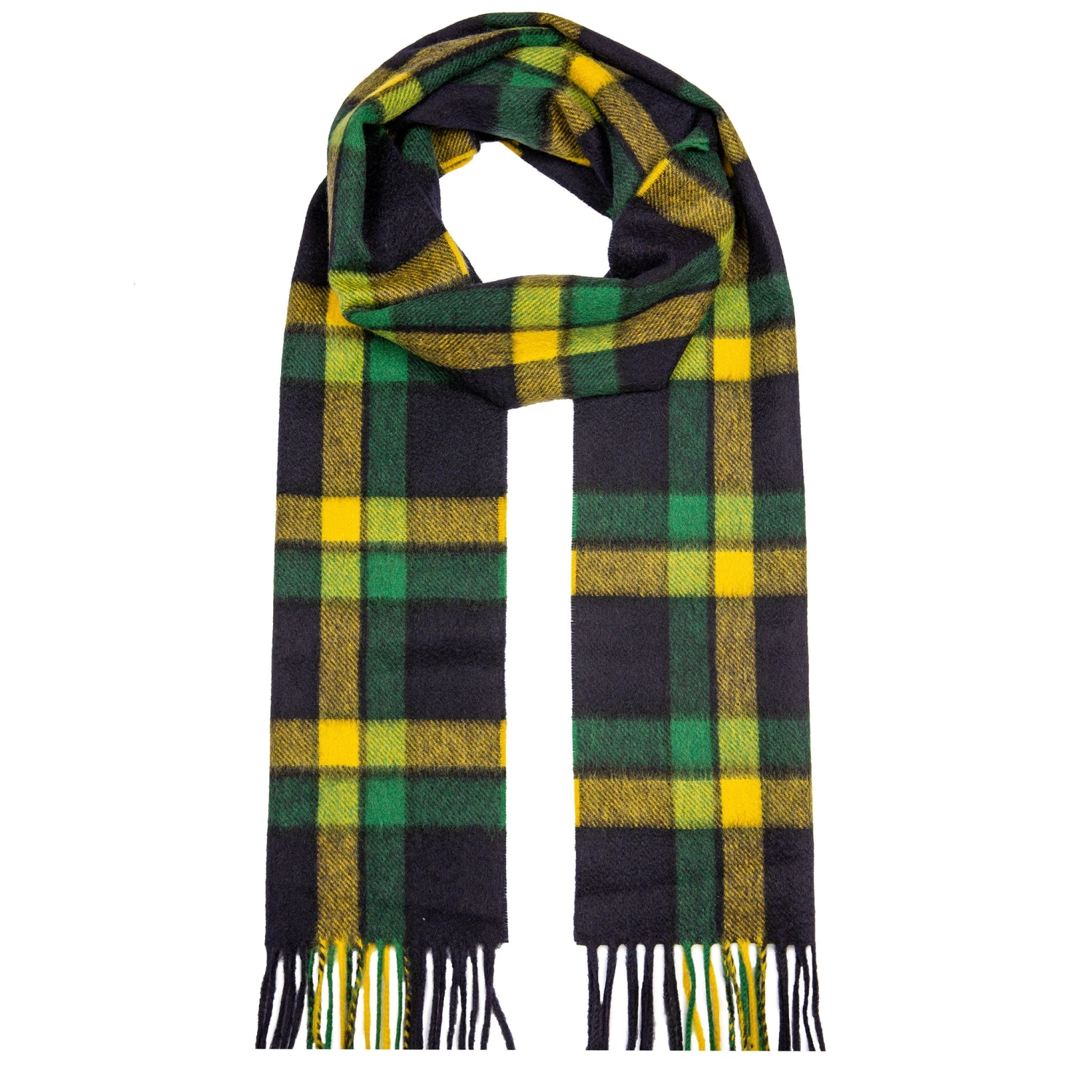 Heritage Bold Check Cashmere Scarf With Tassels 11 Heritage Bold Check Cashmere Scarf With Tassels - Image 9