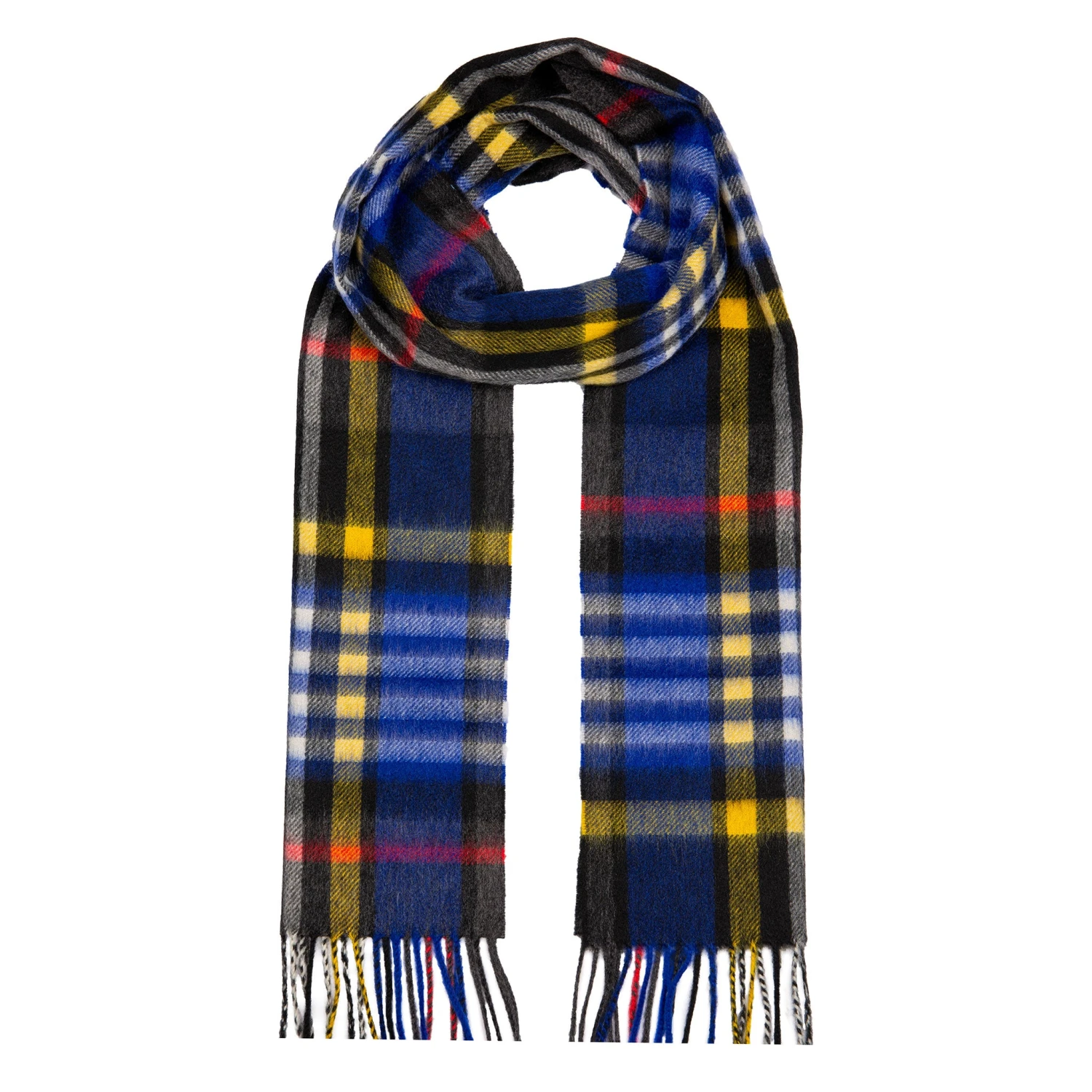 Heritage Bold Check Cashmere Scarf With Tassels 15 Heritage Bold Check Cashmere Scarf With Tassels - Image 13