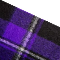 Heritage Bold Check Cashmere Scarf With Tassels 28 Heritage Bold Check Cashmere Scarf With Tassels -Dents CASHMERE SCARF IN NIGHTSHADE CLOSE UP