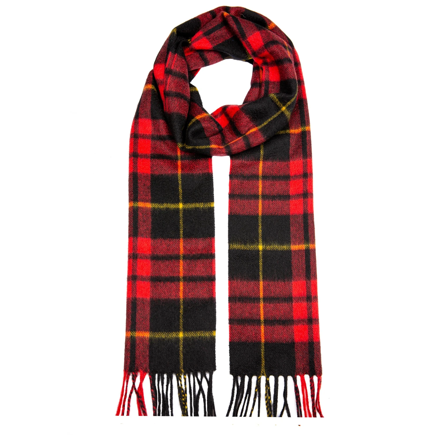 Heritage Bold Check Cashmere Scarf With Tassels 17 Heritage Bold Check Cashmere Scarf With Tassels - Image 15