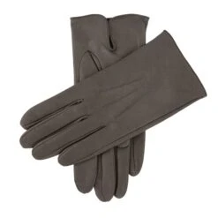 Men's Heritage Three-Point Leather Gloves 16 Men's Heritage Three-Point Leather Gloves -Dents MENS HERITAGE LEATHER GLOVES GREY