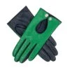 Women’s Touchscreen Leather Driving Gloves -Dents Womens leather touchscreen driving gloves Emerald Navy