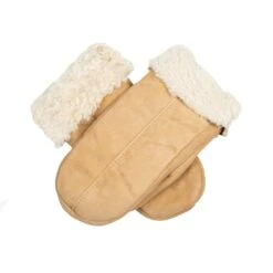 Women's Sheepskin Mittens 27 Women's Sheepskin Mittens -Dents Womens sheepskin mittens camel seude