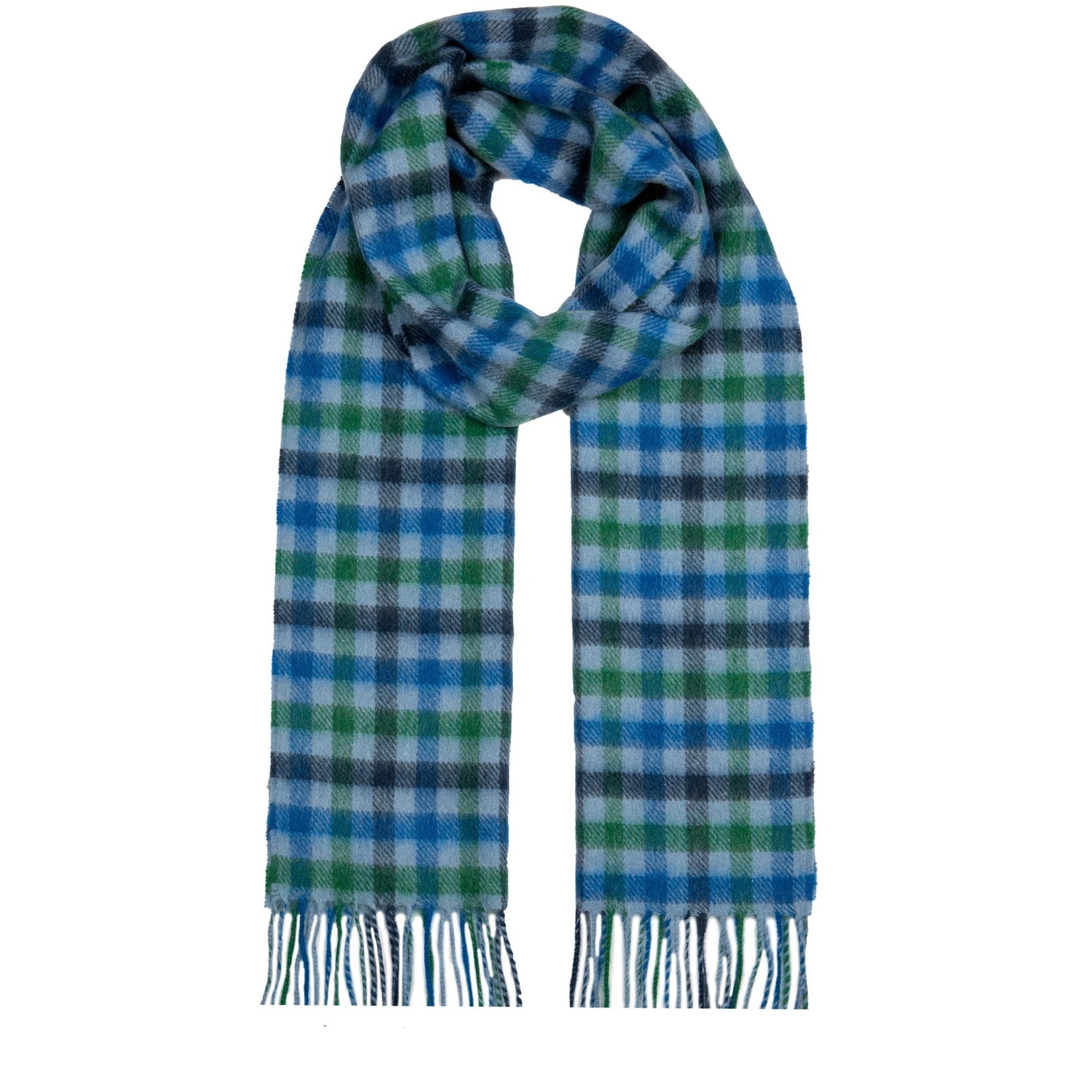 Heritage Bold Check Cashmere Scarf With Tassels 8 Heritage Bold Check Cashmere Scarf With Tassels - Image 6