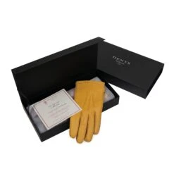 Dents -Dents dents mens vicuna peccary leather gloves box
