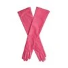 Women's Single-Point Long Above-Elbow Lined Leather Gloves -Dents long leather gloves sorbet