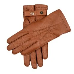 Men's Heritage Handsewn Three-Point Cashmere-Lined Deerskin Leather Gloves 12 Men's Heritage Handsewn Three-Point Cashmere-Lined Deerskin Leather Gloves -Dents mens heritage cashmere lined deerskin gloves HAVANA 1