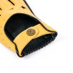 Men's The Suited Racer Touchscreen Leather Driving Gloves 30 Men's The Suited Racer Touchscreen Leather Driving Gloves -Dents mens the suited racer leather driving gloves cork black open cuff