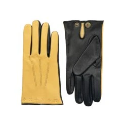 Men's The Suited Racer Touchscreen Three-Point Leather Gloves 23 Men's The Suited Racer Touchscreen Three-Point Leather Gloves -Dents mens the suited racer leather gloves cork black