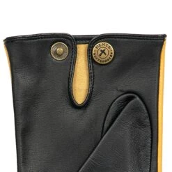 Men's The Suited Racer Touchscreen Three-Point Leather Gloves 27 Men's The Suited Racer Touchscreen Three-Point Leather Gloves -Dents mens the suited racer leather gloves cork black palm button