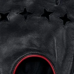 Men's The Suited Racer Touchscreen Leather Driving Gloves With Wristwatch Cut-out -Dents mens the suited racer watch leather gloves black berry knuckle holes