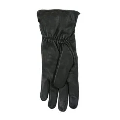 Men's The Suited Racer Touchscreen Water-Resistant Wool-Lined Goatskin Leather Gauntlet Gloves -Dents mens the suited racer water resistant gloves black palm