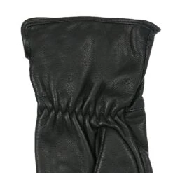 Men's The Suited Racer Touchscreen Water-Resistant Wool-Lined Goatskin Leather Gauntlet Gloves -Dents mens the suited racer water resistant gloves black palm cuff