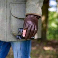 Men's Heritage Water-Resistant Silk-Lined Left Hand Leather Shooting Gloves -Dents mensroyalelefthandshootinggloves 4