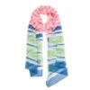 Women's Contrast Stripe Print Lightweight Scarf -Dents womens contrast stripe lightweight scarf
