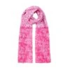 Women’s Abstract Flower Buds Print Lightweight Scarf -Dents womens floral lightweight scarf pink