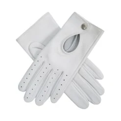 Women's Leather Driving Gloves -Dents womens leather driving gloves pearl