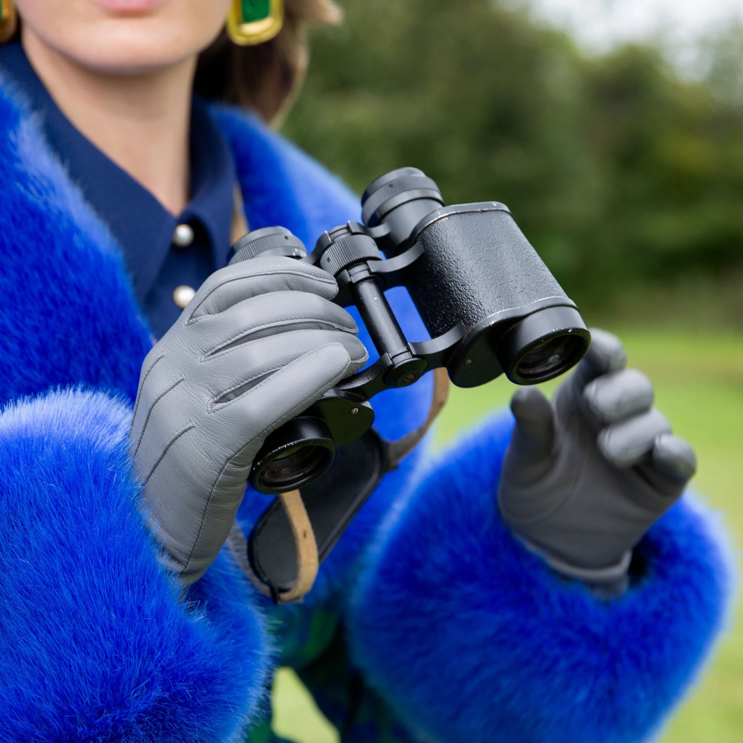 Women's Three-Point Lined Leather Gloves 14 Women's Three-Point Lined Leather Gloves - Image 12