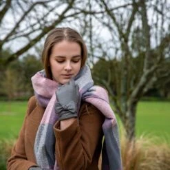 Women’s Touchscreen Wool-Lined Leather Gloves With Bow 24 Women’s Touchscreen Wool-Lined Leather Gloves With Bow -Dents womens leather gloves with bow charcoal