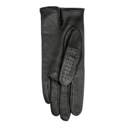 Women’s Perforated Leather Gloves 40 Women’s Perforated Leather Gloves -Dents womens perforated leather gloves black single palm