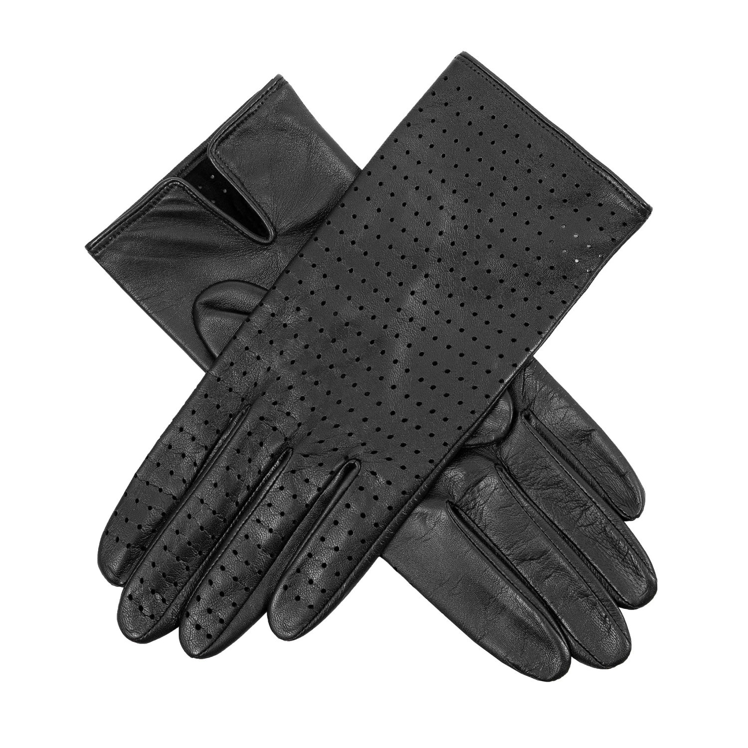 Women’s Perforated Leather Gloves 14 Women’s Perforated Leather Gloves - Image 12